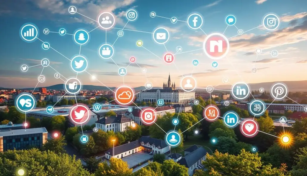 social media kanäle